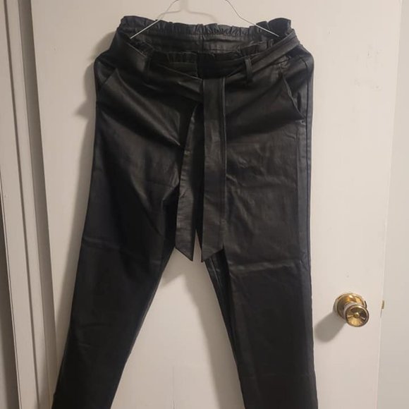 Faux leather pants - Picture 1 of 4